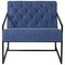 Merrick Lane Vienna Modern Lounge Chair With Tufted Seating And Metal Frame